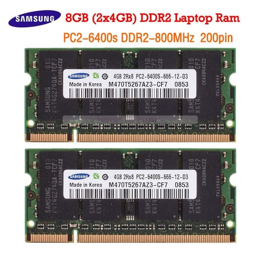 Samsung 2x4gb pc2 6400 - 2x4gb, pc2-6400