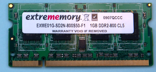 Extrememory dimm 1gb - extrememory, so-dimm