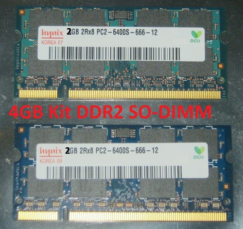 2x2gb 4gb kit - kit, ddr2