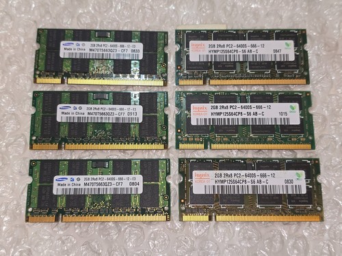 2gb 12gb ddr2 ram dimm - 6x,