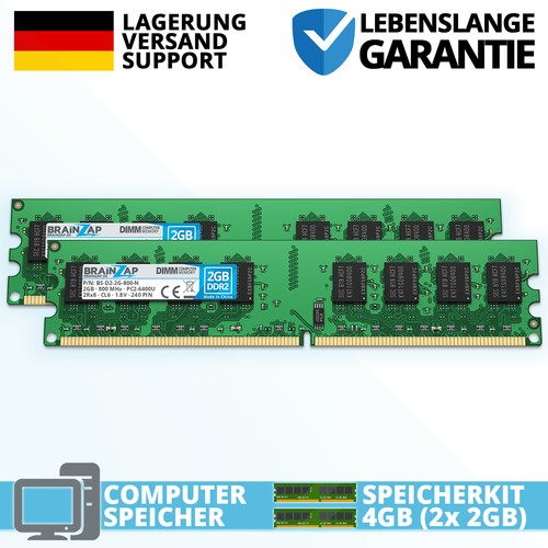 4gb 2x2gb ddr2 ram dimm - 2x2gb,
