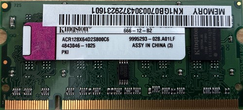 1gb kingston ddr2 - kingston, notebook